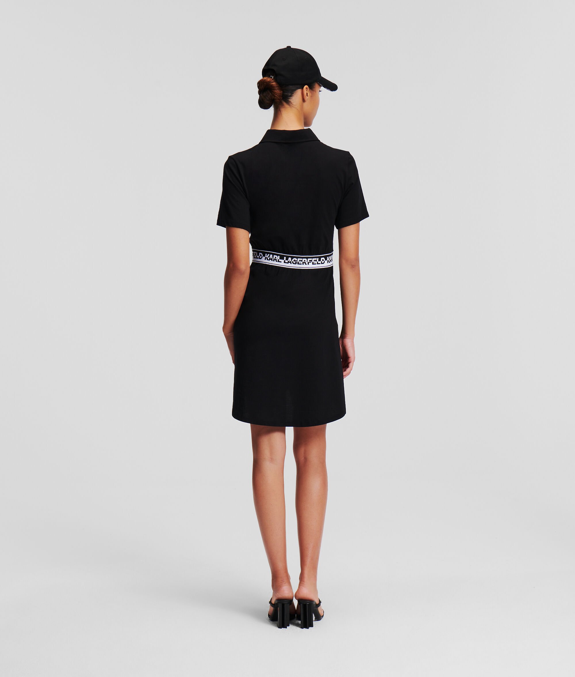 (image for) Intuitive Karl Logo Jersey Polo Dress